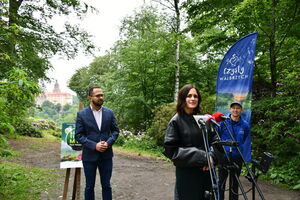 briefing prasowy dotyczący akcji Sprzątnijmy Park Książański 5