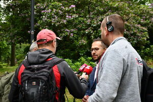 briefing prasowy dotyczący akcji Sprzątnijmy Park Książański 5