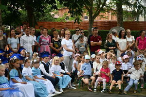 Piękna uroczystość pożegnania przedszkolaków