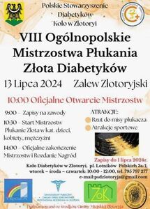 Świebodziczanie na Ogólnopolskich Mistrzostwach Płukania Złota Diabetyków w Złotoryi