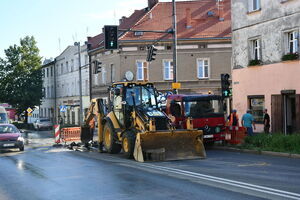 Awaria wodociągowa przy ul. Strzegomskiej