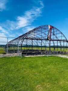 Spłonął hangar na Lotnisku Gminnym w Świebodzicach