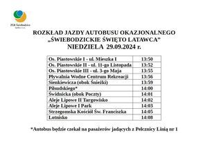 Rozkład jazdy