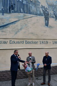 Mural Gustava Beckera oficjalnie odsłonięty