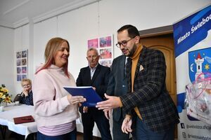 Wręczenie nagród laureatom konkursu pn. Najładniejsze okno, balkon, posesja