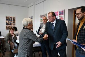 Wręczenie nagród laureatom konkursu pn. Najładniejsze okno, balkon, posesja