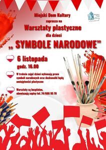 plakat warsztatów plastycznych