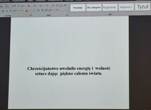 „Chrześcijaństwo a sztuka. Dlaczego sztuka cywilizacji europejskiej zdominowała światową sztukę?” wykład doktora Janusza Adama Kujata