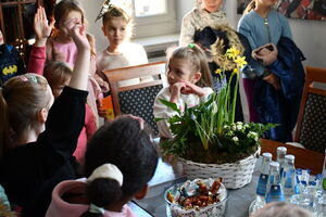 Dzieci na feriach zimowych odwiedziły Burmistrza