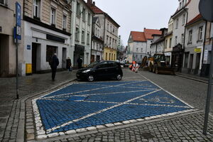 Trwają prace ziemne w ulicy Stefana Żeromskiego