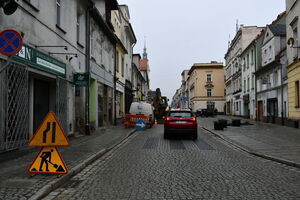 Trwają prace ziemne w ulicy Stefana Żeromskiego