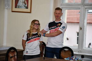 Przedszkolaki z nowym sprzętem sportowym