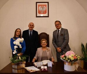 Państwo Krzysztofa i Roman Grzegorkowie obchodzili Złote Gody.