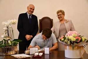 Państwo Krzysztofa i Roman Grzegorkowie obchodzili Złote Gody.