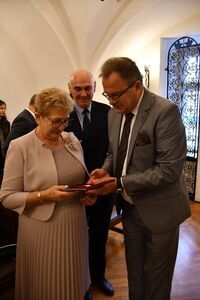 Państwo Krzysztofa i Roman Grzegorkowie obchodzili Złote Gody.