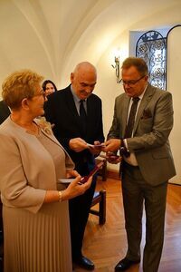 Państwo Krzysztofa i Roman Grzegorkowie obchodzili Złote Gody.