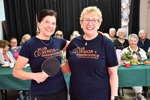 Turniej tenisa stołowego w Klubie Senior+