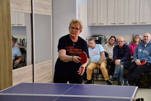 Turniej tenisa stołowego w Klubie Senior+