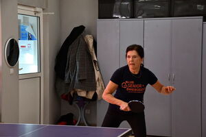 Turniej tenisa stołowego w Klubie Senior+