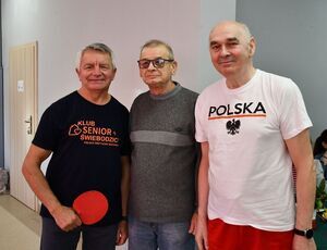 Turniej tenisa stołowego w Klubie Senior+
