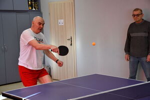 Turniej tenisa stołowego w Klubie Senior+