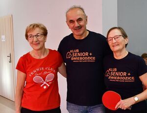 Turniej tenisa stołowego w Klubie Senior+