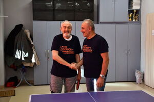 Turniej tenisa stołowego w Klubie Senior+