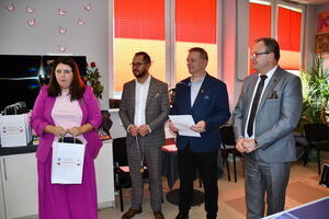 Turniej tenisa stołowego w Klubie Senior+