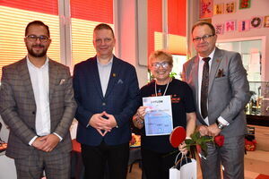 Turniej tenisa stołowego w Klubie Senior+