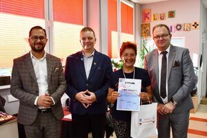 Turniej tenisa stołowego w Klubie Senior+