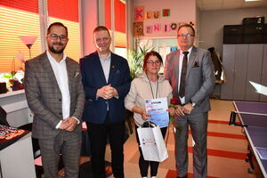 Turniej tenisa stołowego w Klubie Senior+