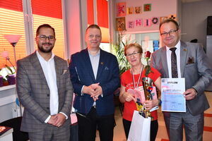 Turniej tenisa stołowego w Klubie Senior+