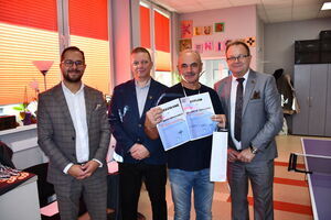 Turniej tenisa stołowego w Klubie Senior+