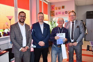 Turniej tenisa stołowego w Klubie Senior+