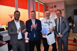 Turniej tenisa stołowego w Klubie Senior+