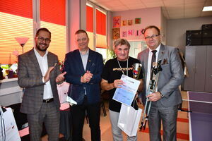 Turniej tenisa stołowego w Klubie Senior+