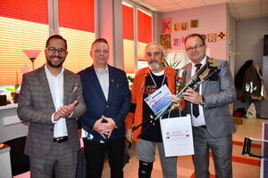 Turniej tenisa stołowego w Klubie Senior+