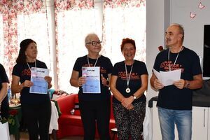 Turniej tenisa stołowego w Klubie Senior+