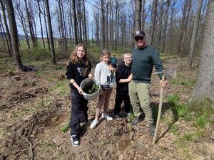Mieszkańcy i Strażnicy Ochrony Przyrody posadzili 1000 jodeł