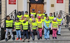 Jagódki z Przedszkola Nr 2 z wizytą u Burmistrza