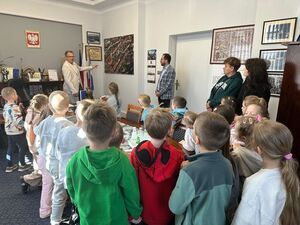 Jagódki z Przedszkola Nr 2 z wizytą u Burmistrza