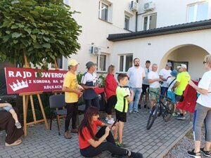 Z królem Chrobrym na rowerach