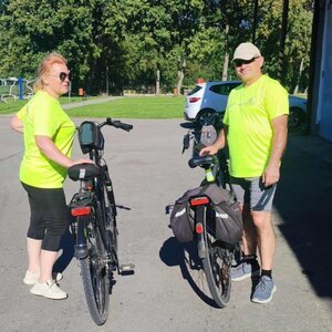 Z królem Chrobrym na rowerach