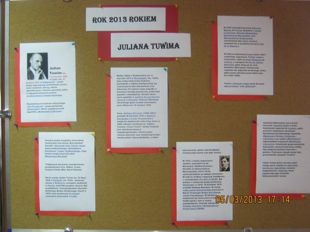 2013 Rok Juliana Tuwima