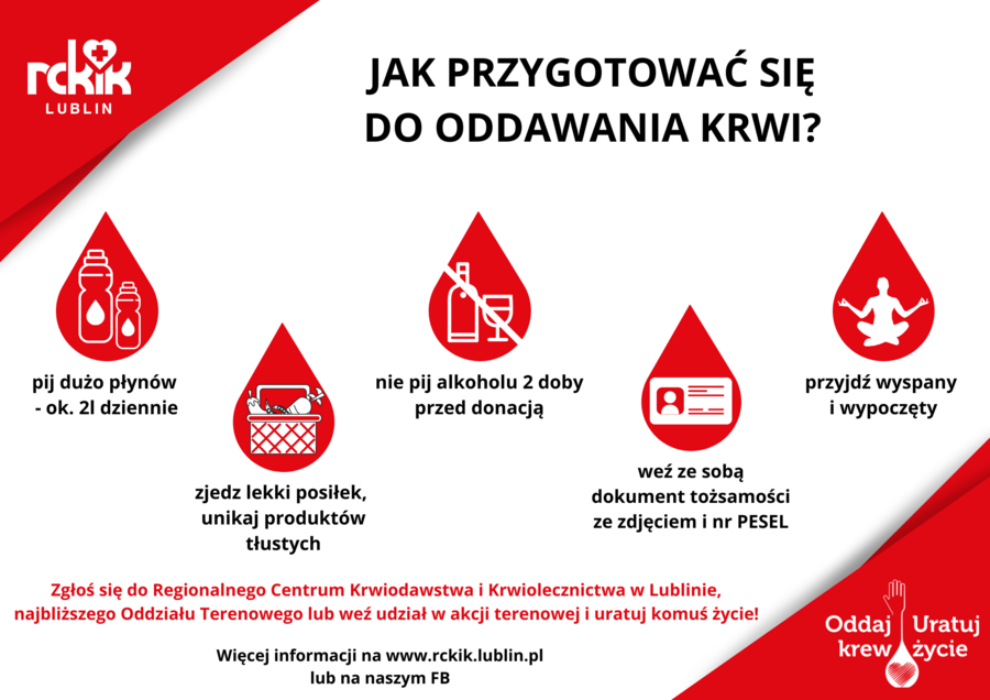 Jak przygotować się do oddawania krwi