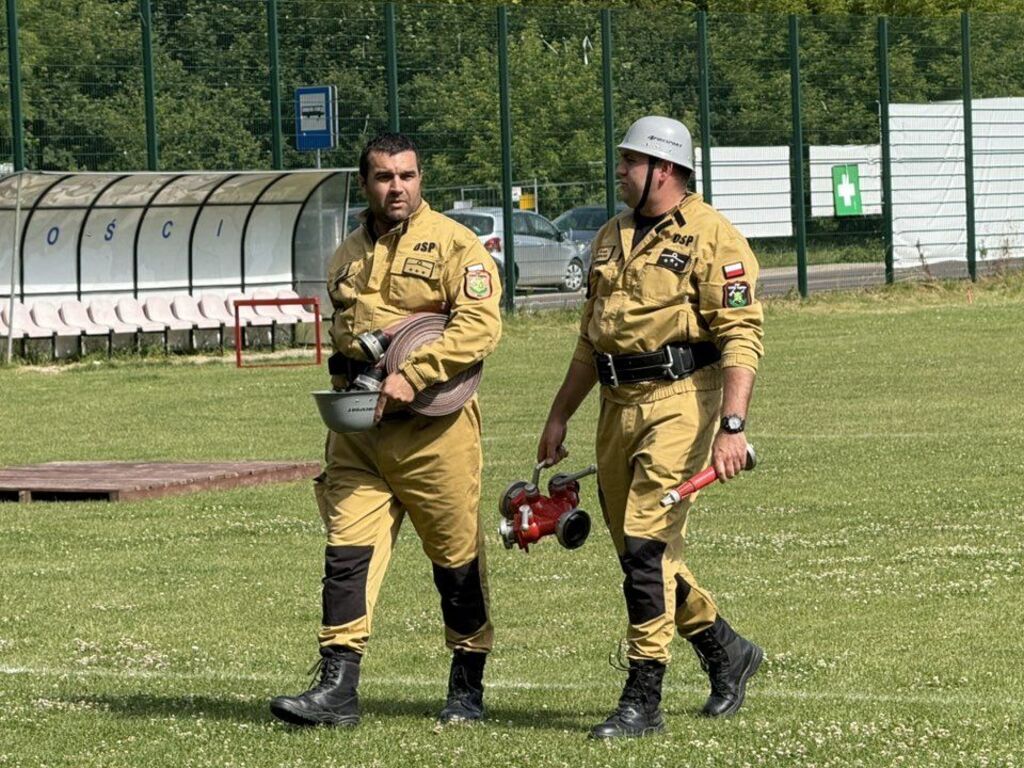 Międzygminne (Nałęczów i Wąwolnica) zawody sportowo - pożarnicze: Nałęczów 2025