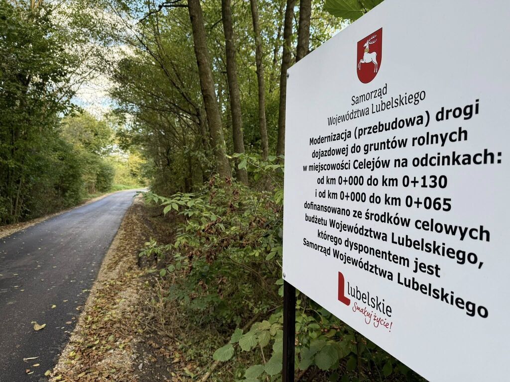 Modernizacja drogi w miejscowości Celejów - Iłki