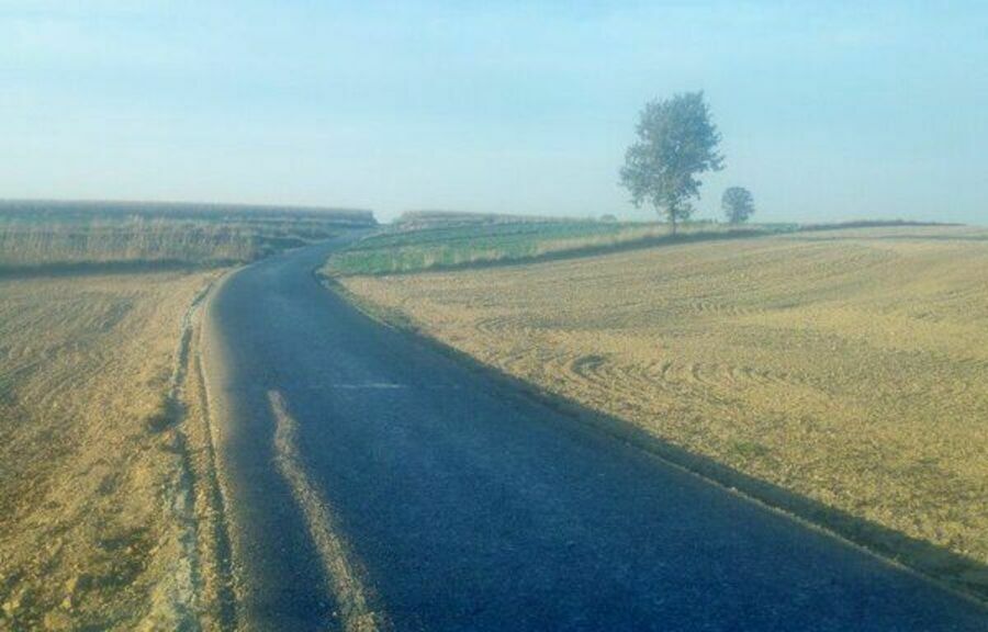 
                                                       Droga do gruntów rolnych Łubki-Szlachta w przebudowie
                                                