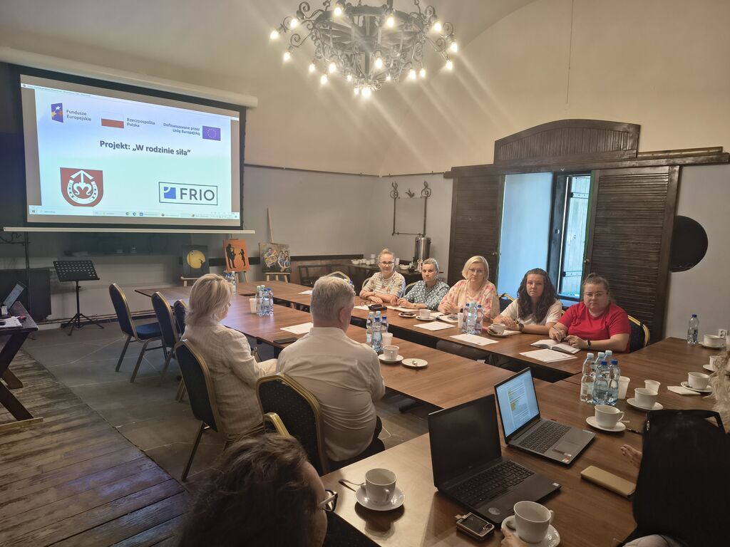 
                                                    Spotkanie w ramach partnerstwa na rzecz Lokalnego Systemu Wsparcia Rodzin  w Gminie Wojciechów
                                                