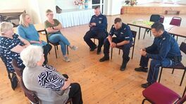 spotkanie z funkcjonariuszami policji w Imbramowicach